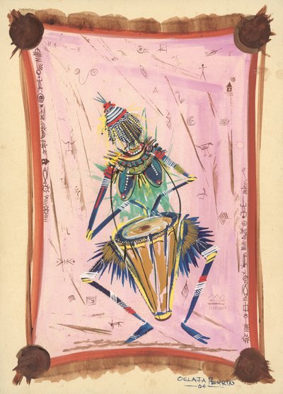 The Happy Drummer, 2004 by Oglafa Ebitari Perrin